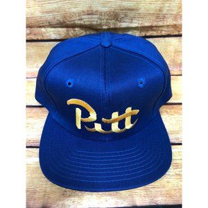NOS Vintage PITT University of Pittsburgh Panthers Snapback Hat Cap (b27)